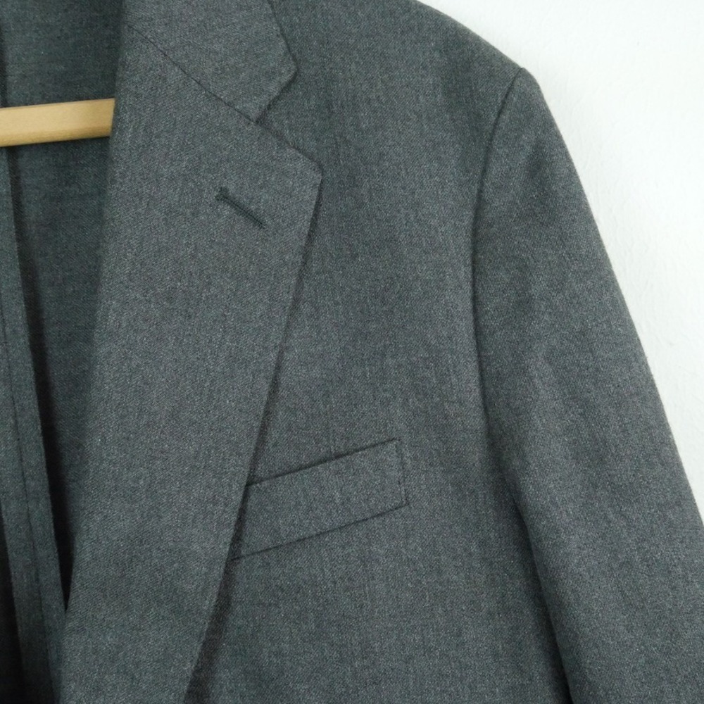 J.Crew Ludlow Slim Suit 40R 33x30 Moon British Cloth Unstructured Grey Wool Blnd - Picture 8 of 16